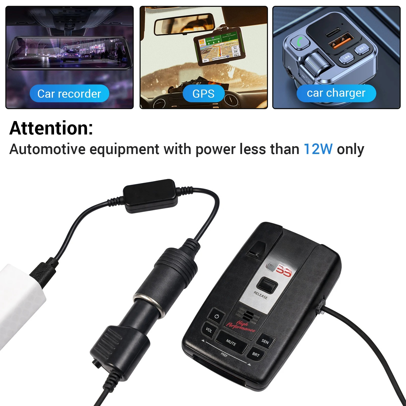 1pc 5V 2A USB To 12V Cigarette - Accessories Experts Vape recensione e prezzo