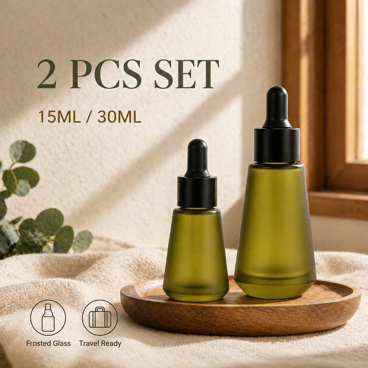 15ml 30ml Frosted Olive Green  - Juice Bottle Dropper recensione e prezzo