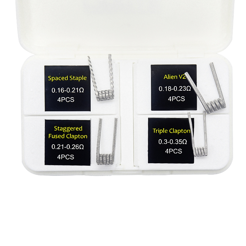 16pcs NI80 Fused Clapton Prebu - Clapton Wire Pre Built recensione e prezzo