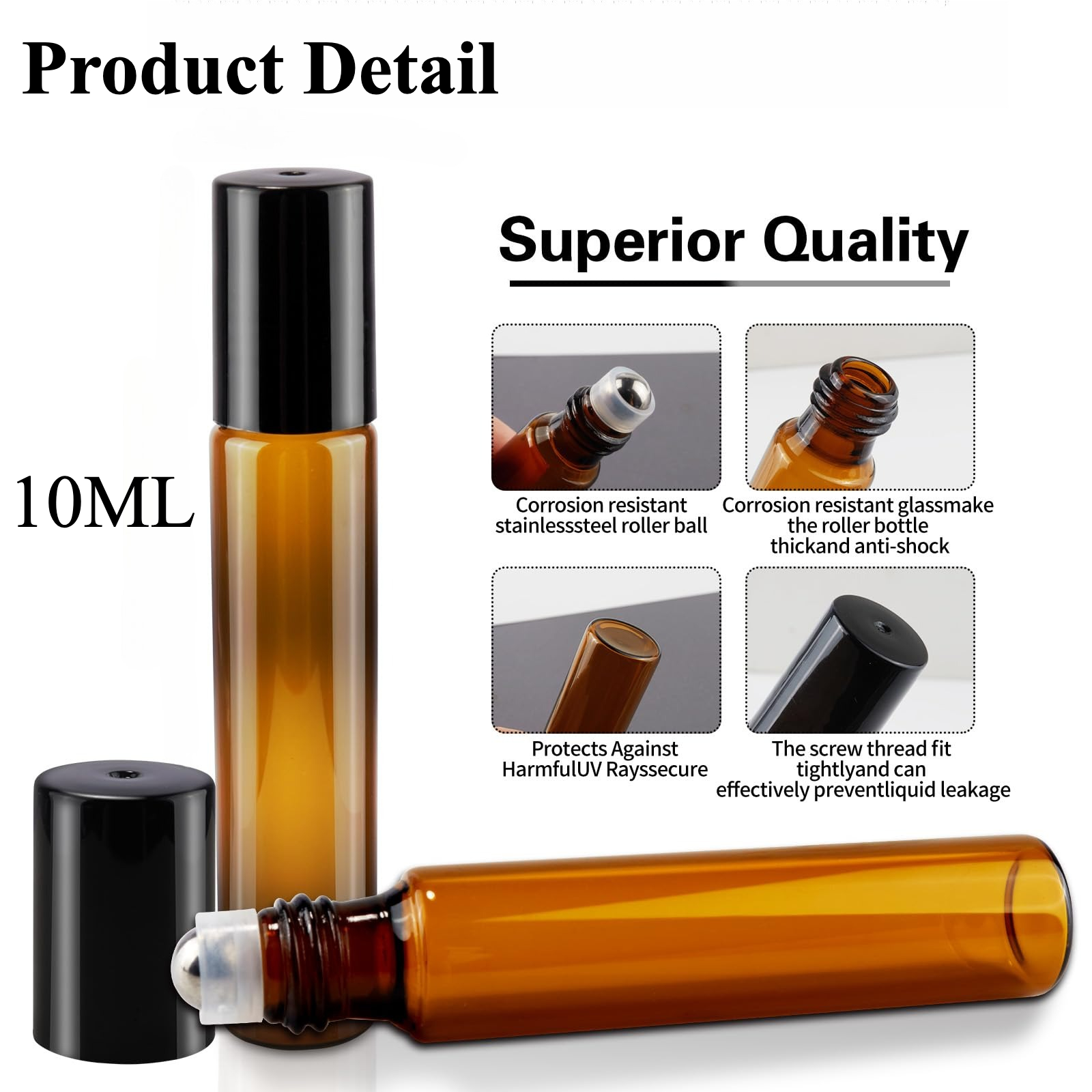 8/30pcs Glass Roll on Bottle 1 - Juice Bottle Dropper recensione e prezzo