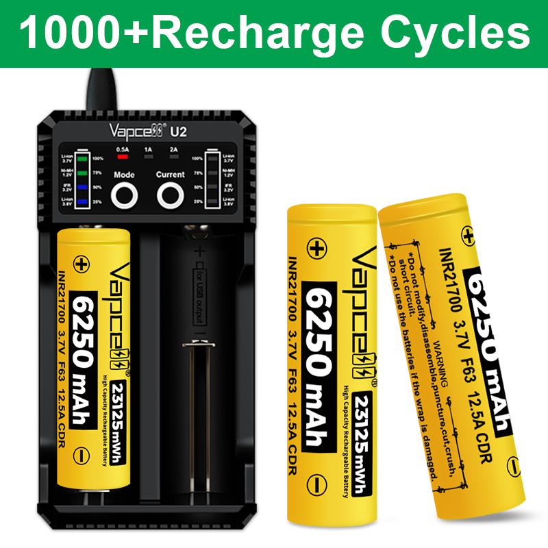 New Vapcell F63 21700 Battery  - Vape Battery 18650 recensione e prezzo