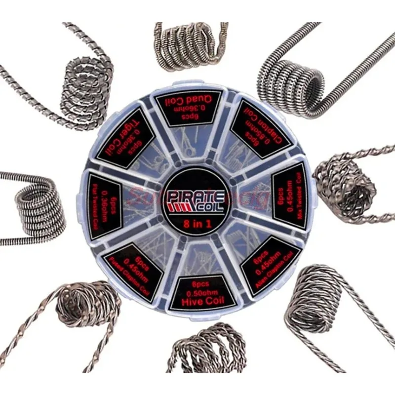 Original Pirate Ni80 8 in 1 Pr - Clapton Wire Pre Built recensione e prezzo