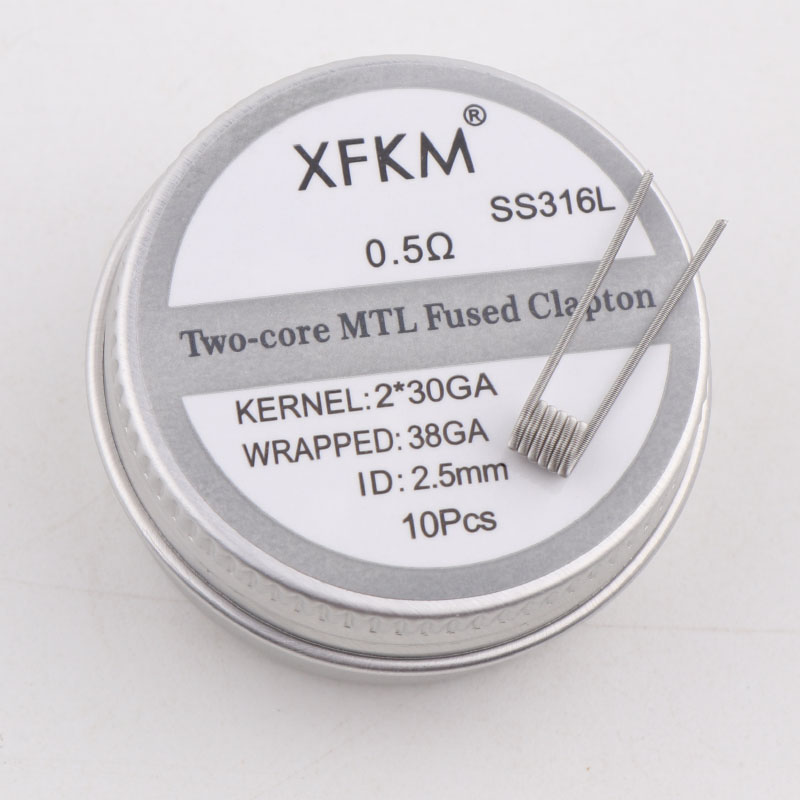NEW XFKM 10PCS/box NI80/A1/SS3 - Clapton Wire Pre Built recensione e prezzo