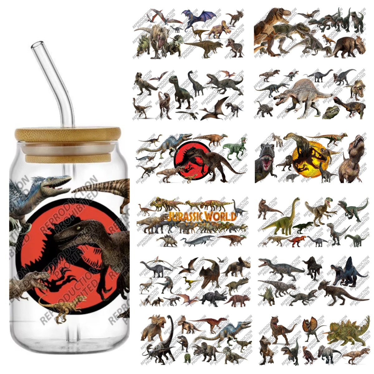 Popular Dinosaur World Design  - Rdta Tank Glass recensione e prezzo