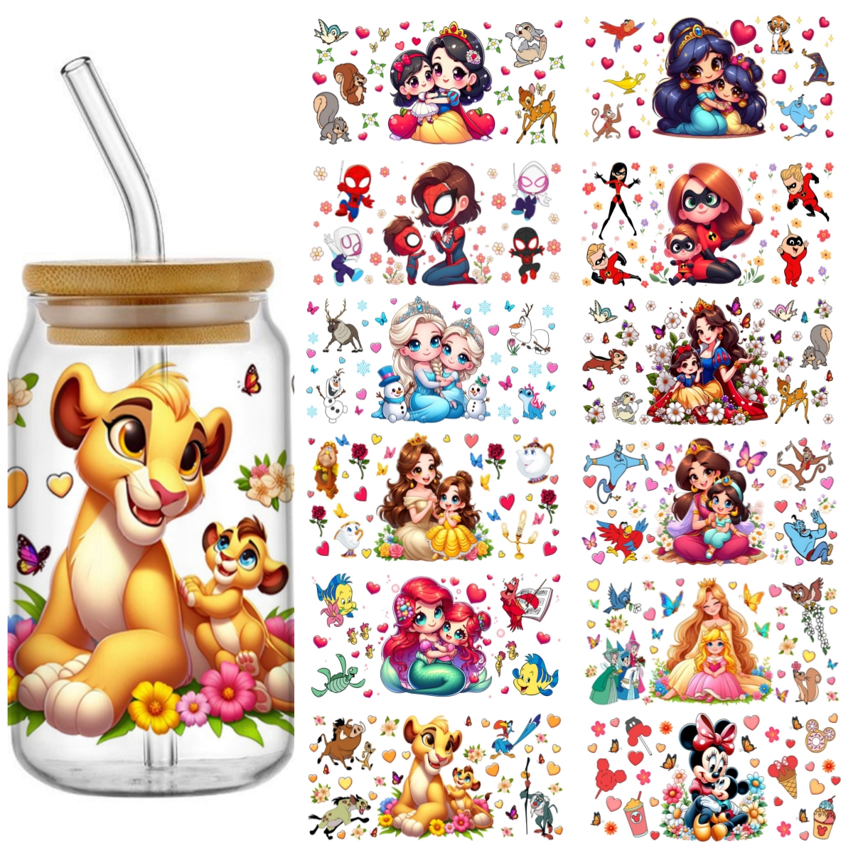 cartoon 3D Transfer Sticker Fo - Rdta Tank Glass recensione e prezzo